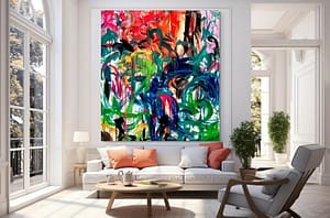 Finding One's Way - Abstract Expressionism by Estelle Asmodelle