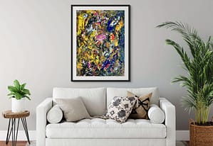 Through Chaos - Abstract Expressionism by Estelle Asmodelle