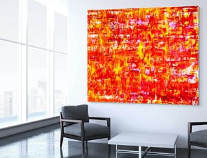 Warming - Abstract Expressionism by Estelle Asmodelle