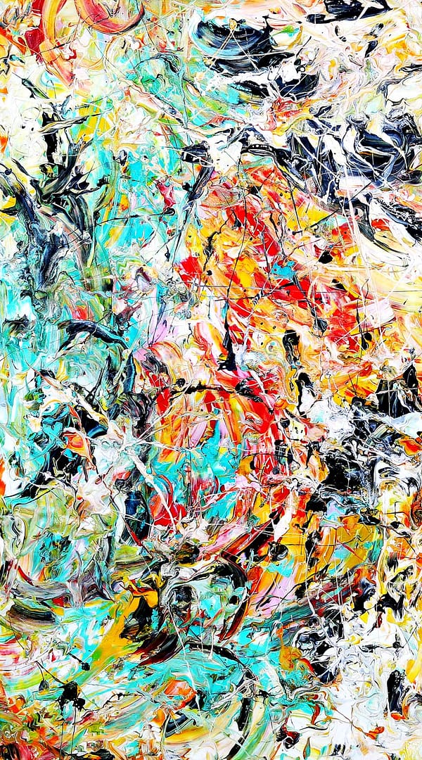 The Entry - Abstract Expressionism 2 by Estelle Asmodelle