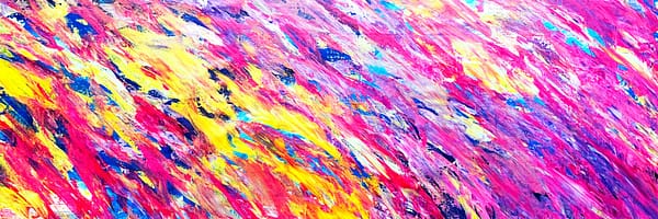 Colour Band 8 - Abstract Expressionism by Estelle Asmodelle