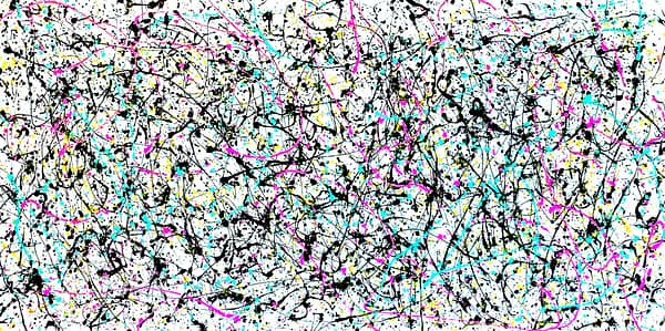 Post Pollock 10 - Abstract Expressionism by Estelle Asmodelle