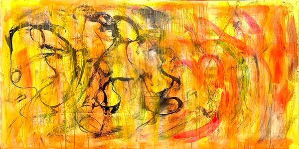 Contemporary Faith 3 - Abstract Expressionism by Estelle Asmodelle