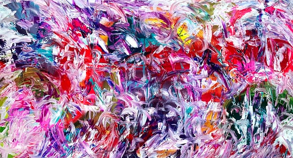 Fine Articulation - abstract expressionism by Estelle Asmodelle 2