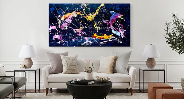 Deep Sea Creatures - The Pond - Abstract by Estelle Asmodelle
