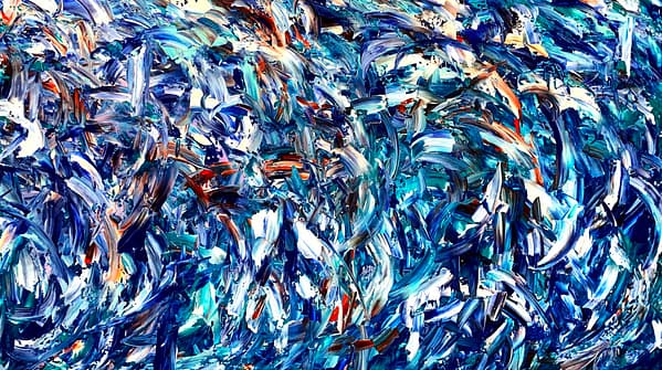 Overcoming - Abstract Expressionism by Estelle Asmodelle 7