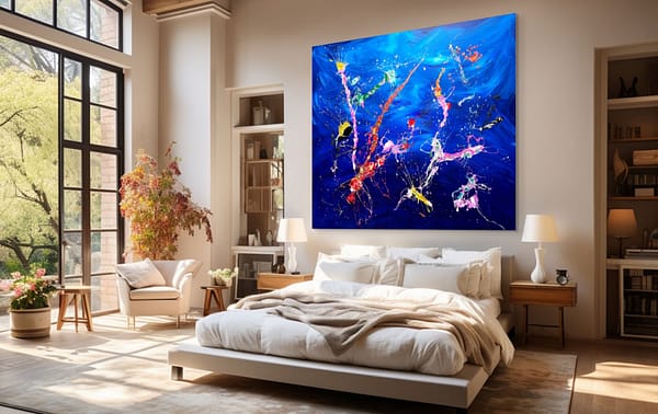 Deep Sea Creatures - The Gathering - Abstract Expressionism by Estelle Asmodelle 2