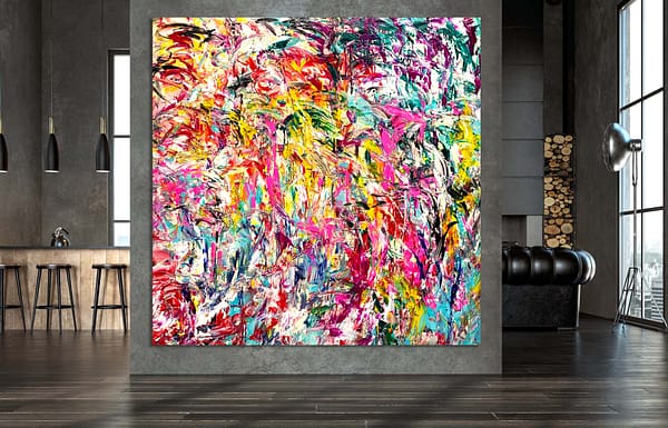 Engagement at Avalon - abstract expressionism by Estelle Asmodelle 6