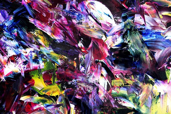 Darkened Crystals - Abstract Expressionism by Estelle Asmodelle 5