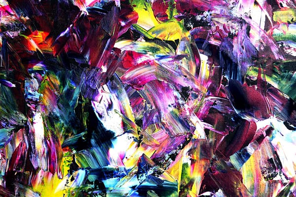 Darkened Crystals - Abstract Expressionism by Estelle Asmodelle 6