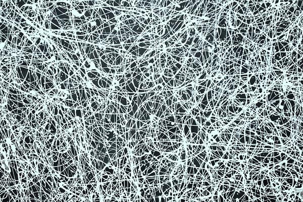 Cosmic Web 4 - Abstract Expressionism by Estelle Asmodelle