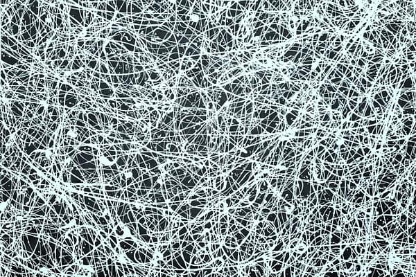 Cosmic Web 3 - Abstract Expressionism by Estelle Asmodelle