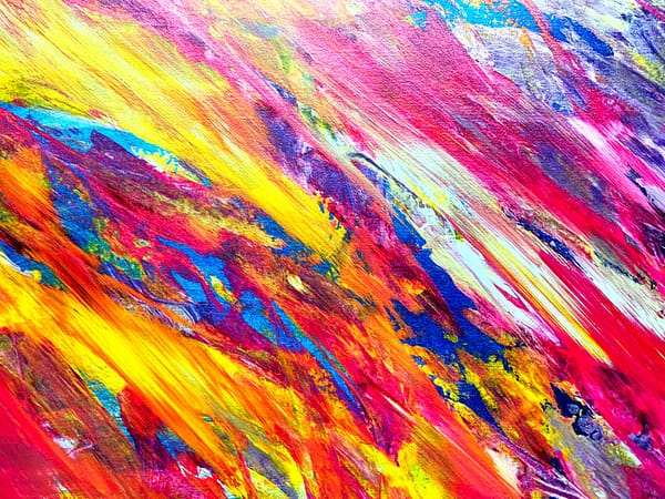 Colour Band 3 - Abstract Expressionism by Estelle Asmodelle