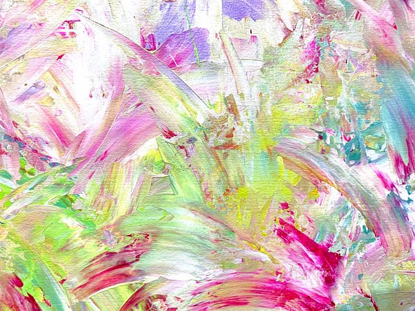 Pastel Harvest 6 - Abstract Expressionism by Estelle Asmodelle