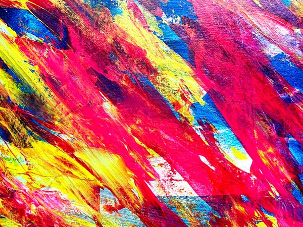 Colour Band 2 - Abstract Expressionism by Estelle Asmodelle