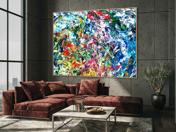 Arc Statement - Abstract Expressionism by Estelle Asmodelle