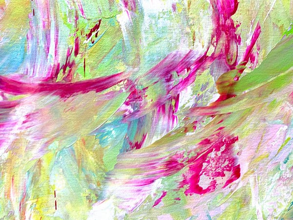 Pastel Harvest 9 - Abstract Expressionism by Estelle Asmodelle