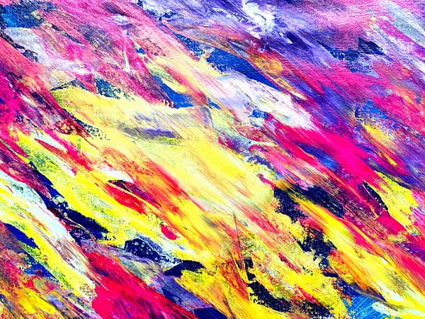 Colour Band 7 - Abstract Expressionism by Estelle Asmodelle