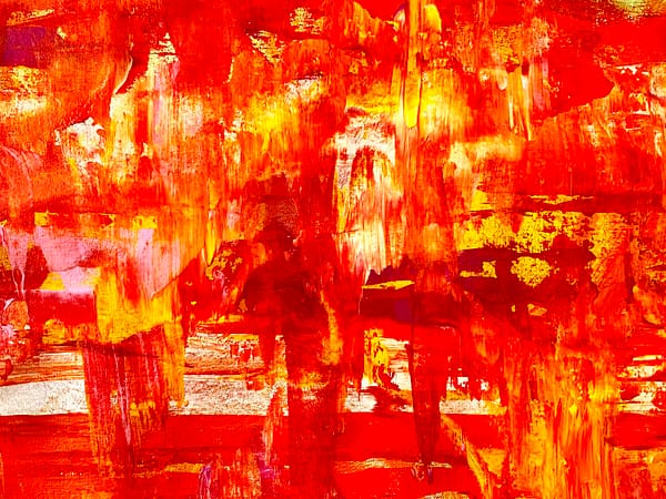 Warming - Abstract Expressionism by Estelle Asmodelle 7