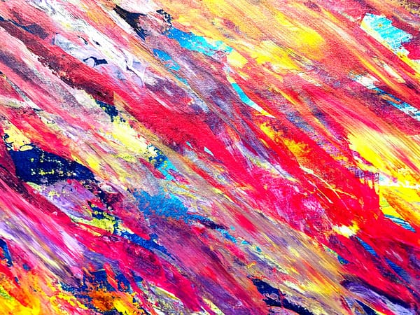 Colour Band 6 - Abstract Expressionism by Estelle Asmodelle