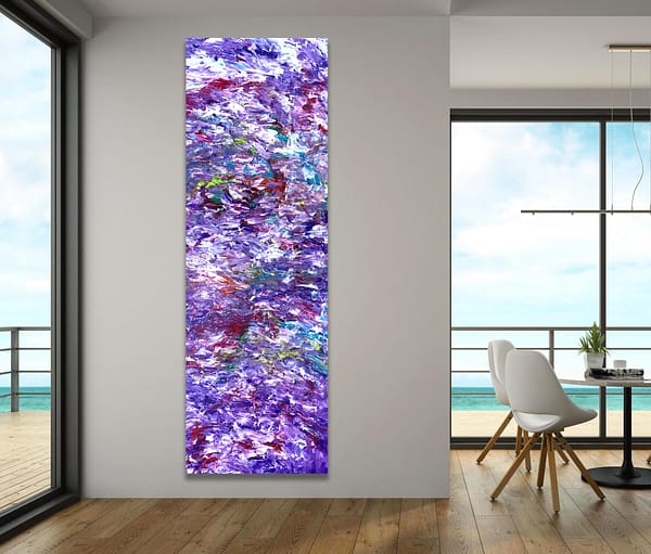 Purple Companion - Abstract Expressionism by Estelle Asmodelle