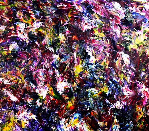 Darkened Crystals - Abstract Expressionism by Estelle Asmodelle 2