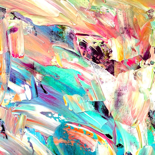 Pastel Seduction - Abstract Expressionism by Estelle Asmodelle