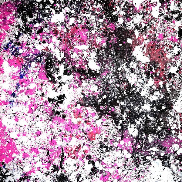 My Pink Universe 6 - Abstract Expressionism by Estelle Asmodelle