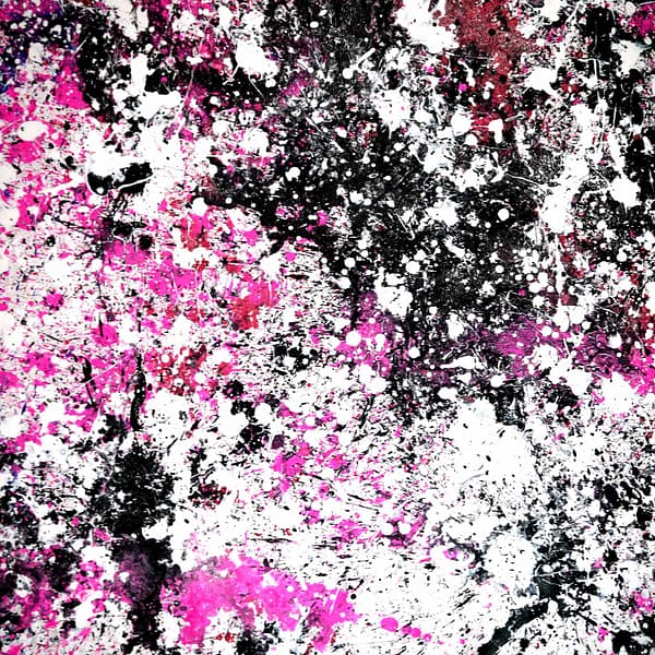 My Pink Universe 7 - Abstract Expressionism by Estelle Asmodelle