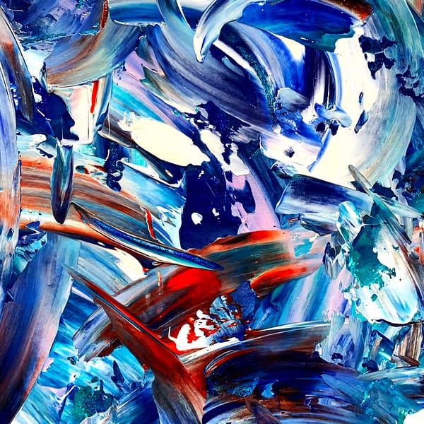 Overcoming - Abstract Expressionism by Estelle Asmodelle 3
