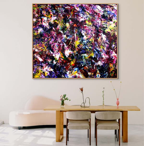 Darkened Crystals - Abstract Expressionism by Estelle Asmodelle 3