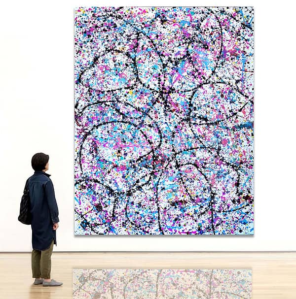 Path through the Universe - Abstract Expressionism by Esteelle Asmodelle