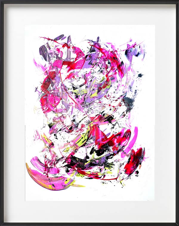 Pink Rendezvous - Abstract Expressionism by Estelle Asmodelle 2