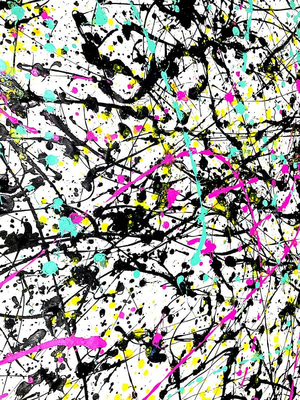 Post Pollock - Abstract Expressionism by Estelle Asmodelle
