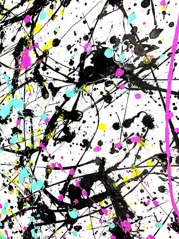 Post Pollock 8 - Abstract Expressionism by Estelle Asmodelle