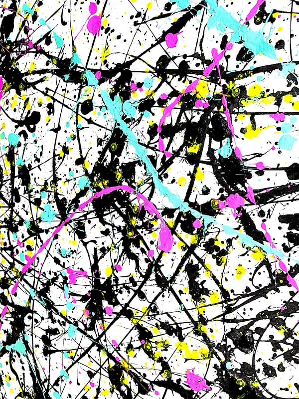 Post Pollock 6 - Abstract Expressionism by Estelle Asmodelle