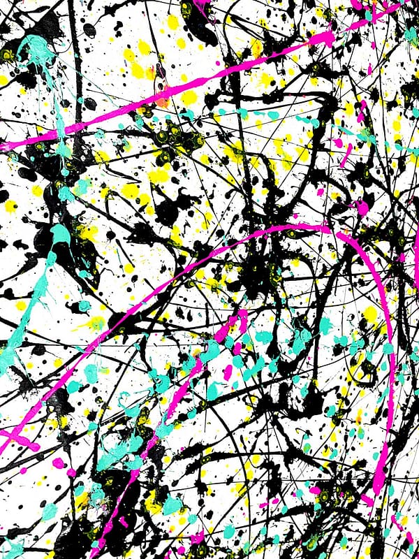Post Pollock 2 - Abstract Expressionism by Estelle Asmodelle