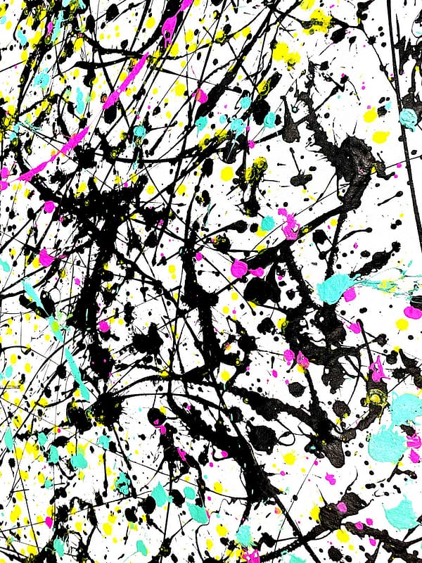 Post Pollock 7 - Abstract Expressionism by Estelle Asmodelle