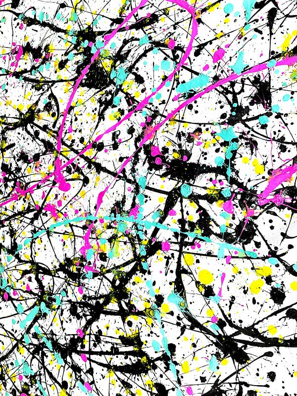 Post Pollock 5 - Abstract Expressionism by Estelle Asmodelle