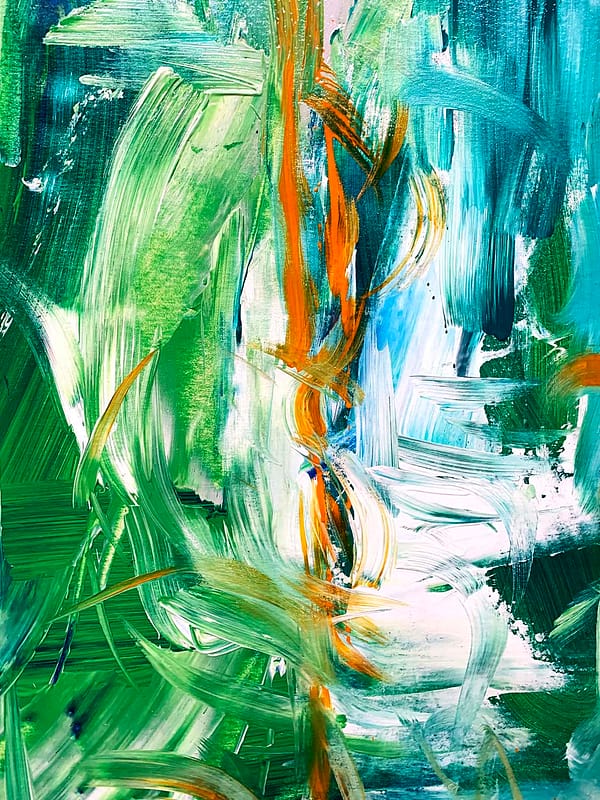 Amidst the Controversy - abstract expressionism by Estelle Asmodelle 8