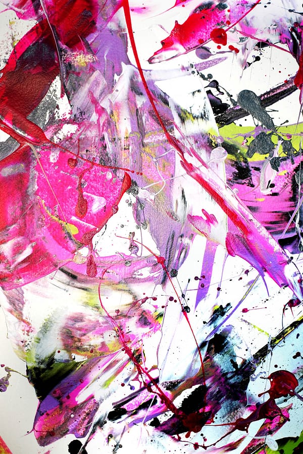 Pink Rendezvous - Abstract Expressionism by Estelle Asmodelle 3