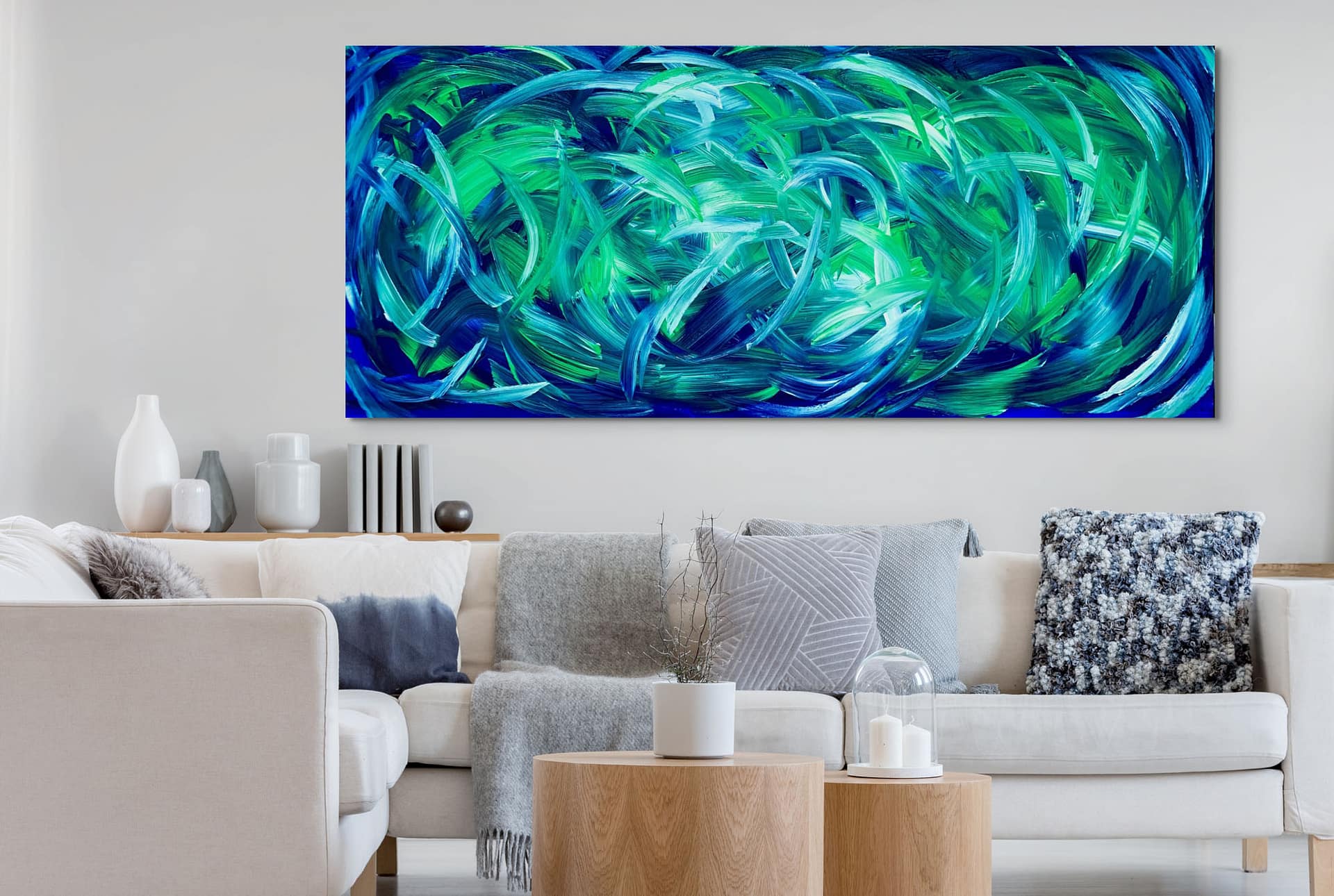 Reef Harmony - Abstract Expressionism by Estelle Asmodelle.