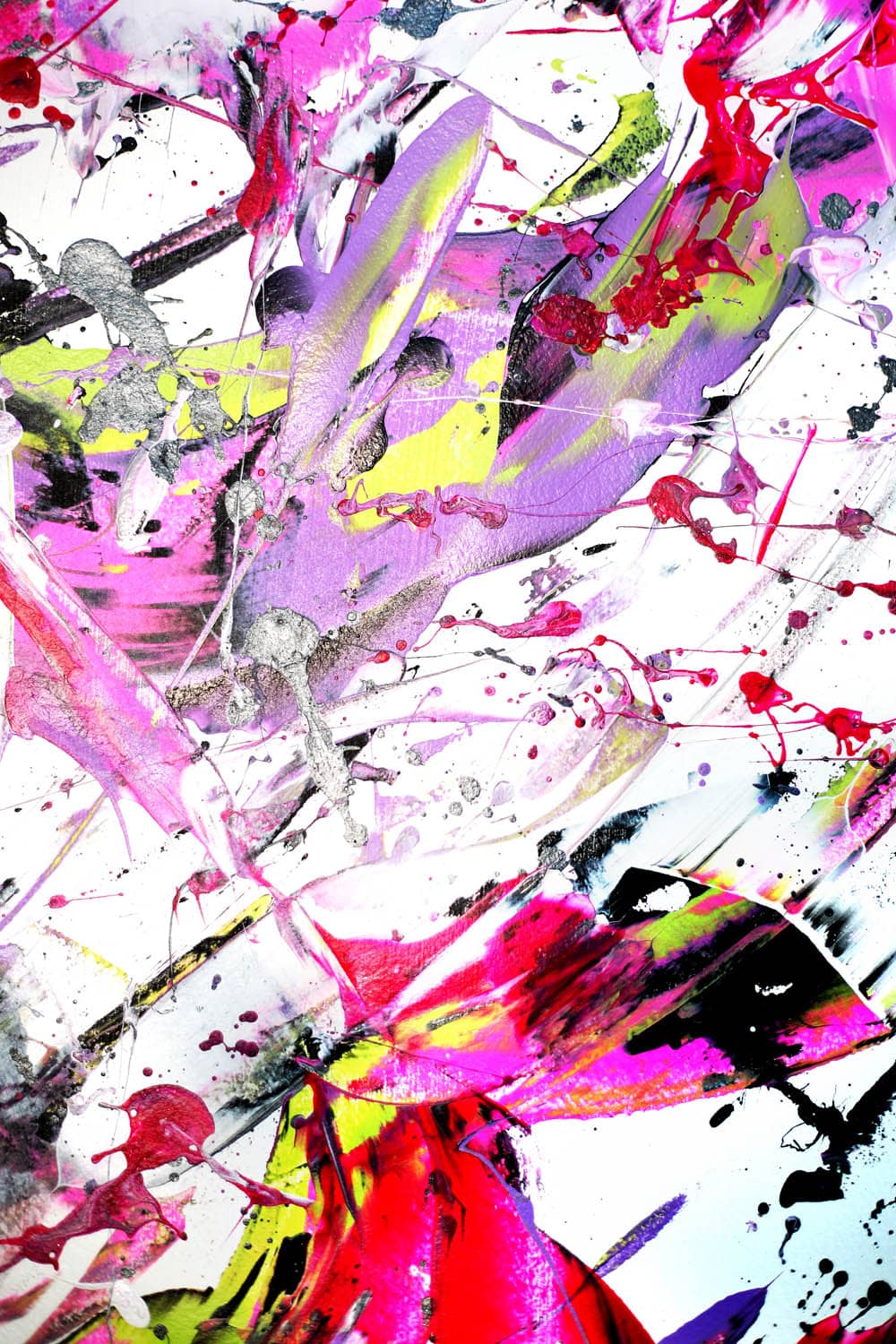 Pink Rendezvous - Abstract Expressionism - by Asmodelle