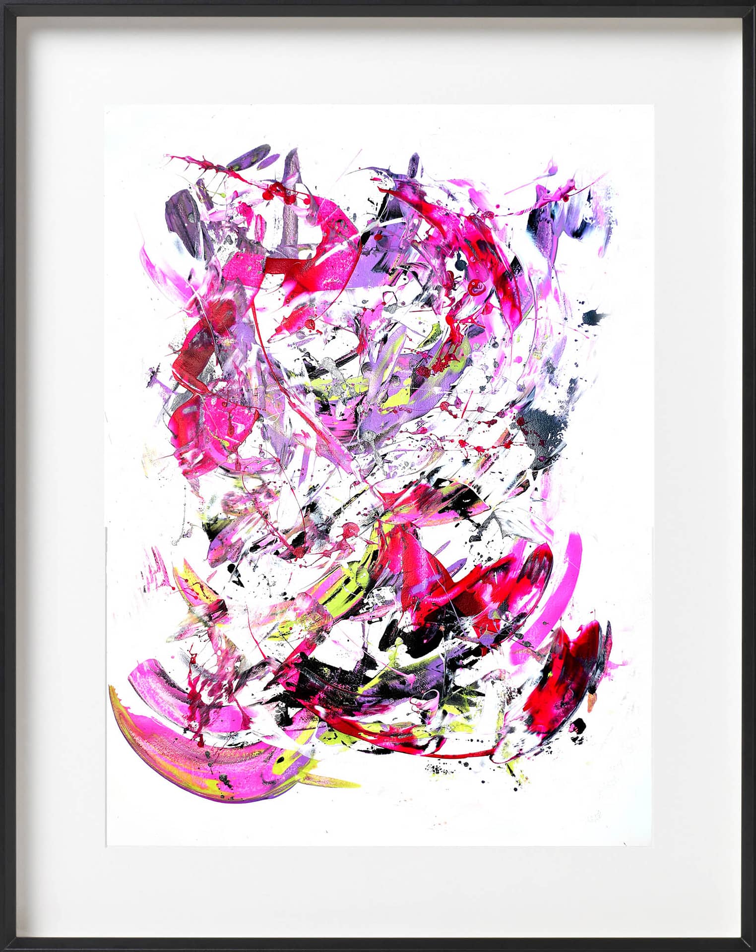 Pink Rendezvous - Abstract Expressionism - by Asmodelle