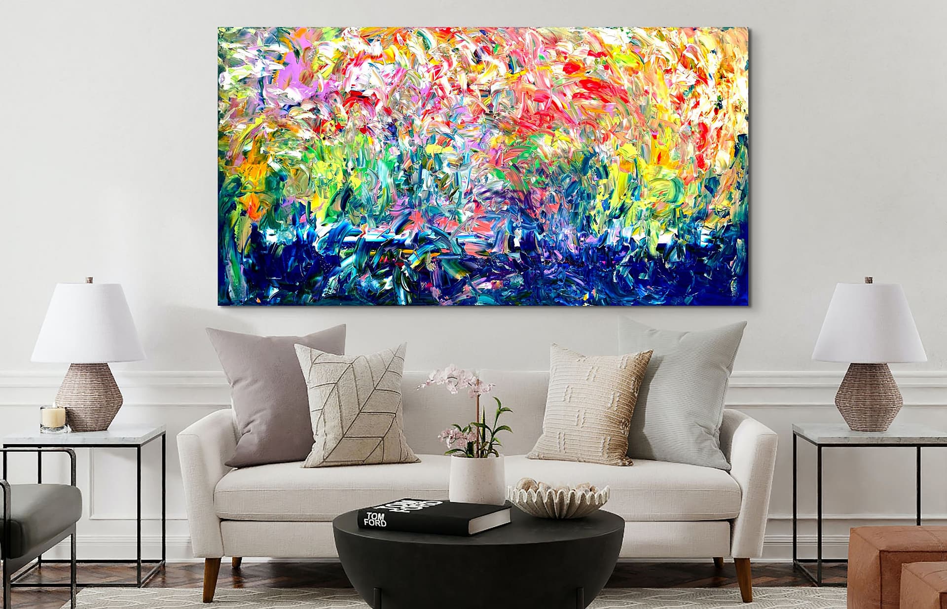 Forest of Delights - Abstract Expressionism by Estelle Asmodelle.