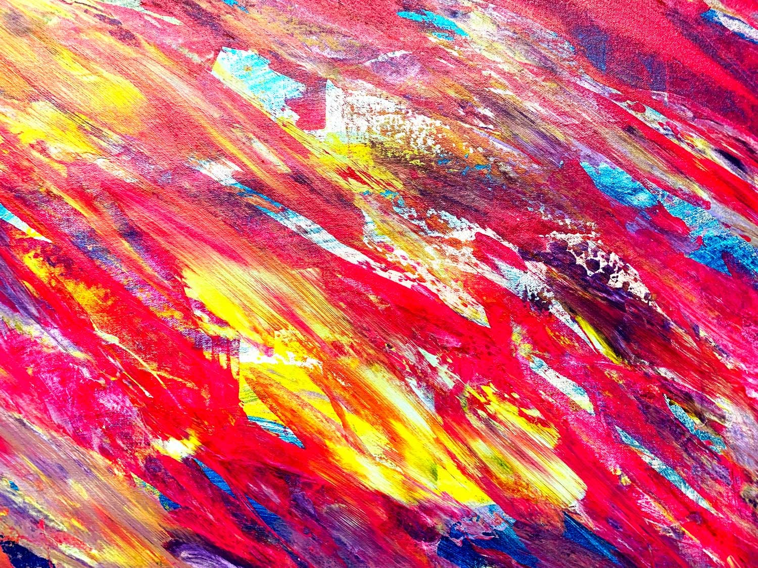 Colour Band - Abstract Expressionism by Estelle Asmodelle.