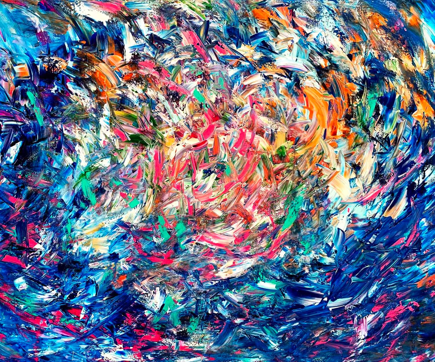 Rebirthing Eye - Abstract Expressionism by Estelle Asmodelle